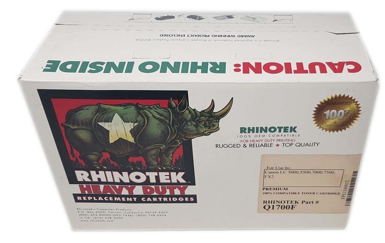 OEM New Rhinotek Toner Cartridge Q1700F for Canon LC 5000 5500 7000 7500 FX2