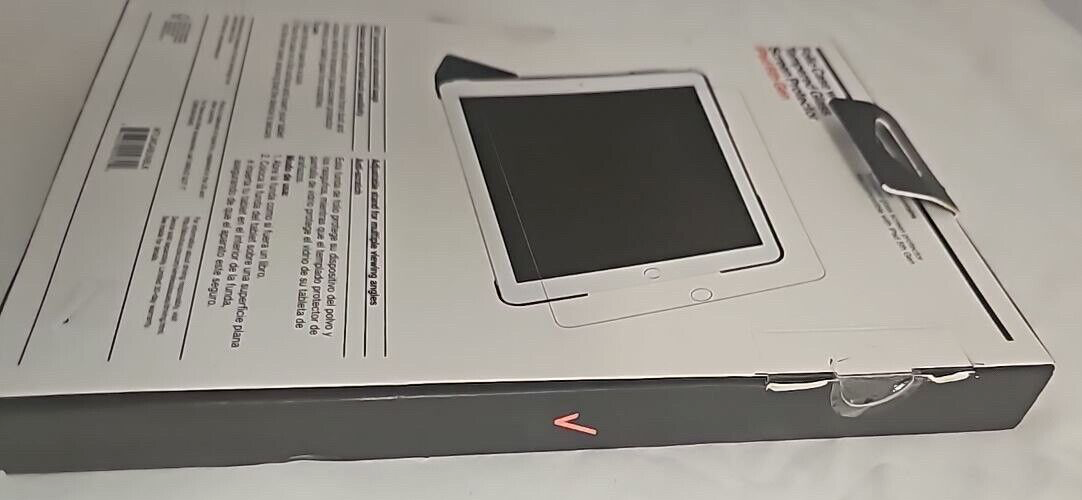 Verizon Folio Case & Tempered Glass Combo for iPad 5th 6th Gen 9.7 In Black