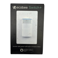 Ecobee Switch Plus Smart Light Switch WiFi Alexa Home Office Home Kit White
