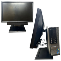 Dell OptiPlex 790 Intel Core i7 Desktop PC Computer 14" Monitor Windows Office