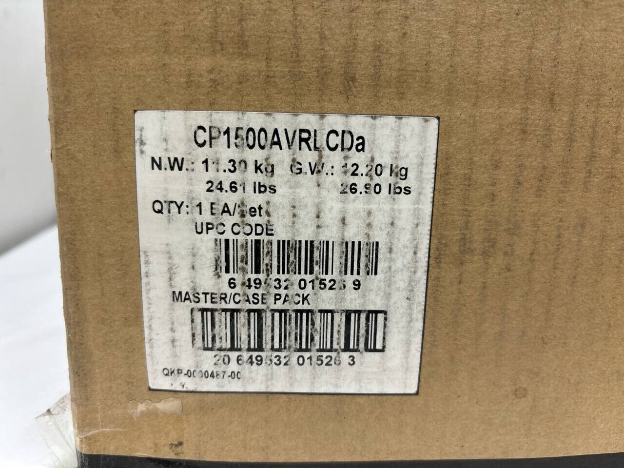 CyberPower CP1500AVRLCD Intelligent LCD UPS AVR Mini Tower System 900W 1500VA