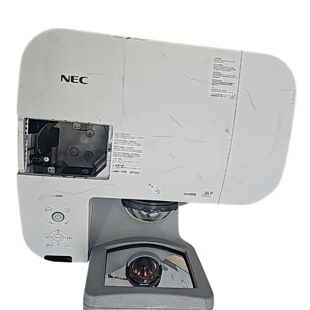 Nec U300X Ultra Short-Throw DLP Projector HDMI 3000 ANSI Lumens White READ