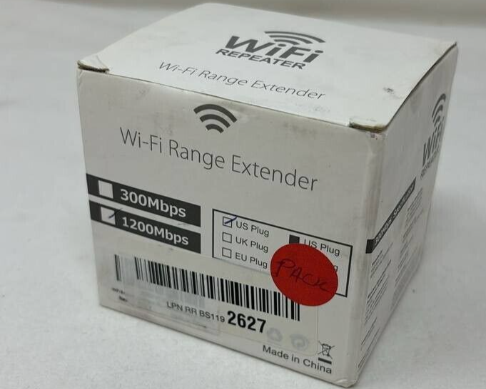 Internet Booster Wireless Signal WiFi Repeater Dual Band Range Extender 1200mbps