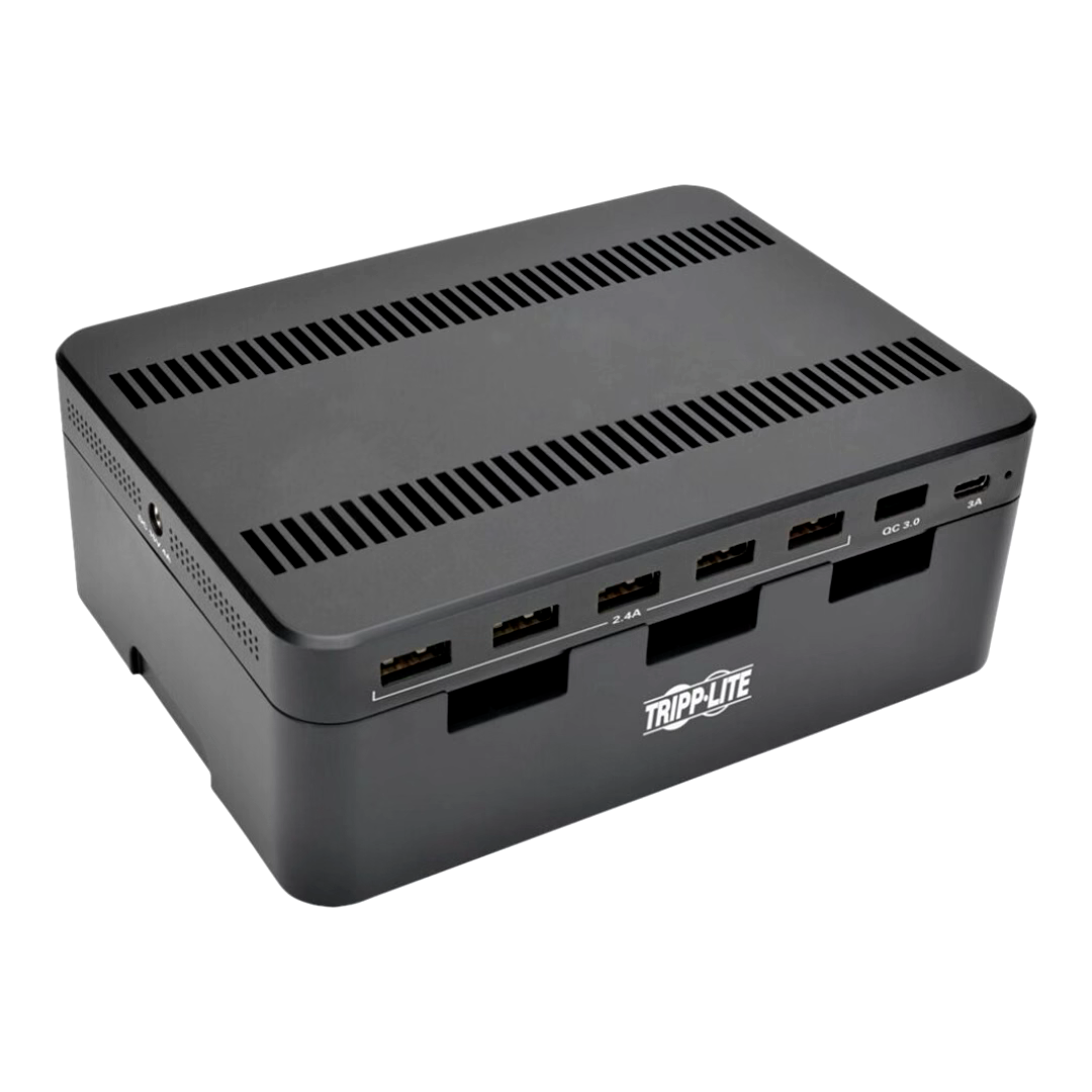 Tripp Lite 7 USB A C Charging Station Quick Charge Port Hub Smartphone Tablet