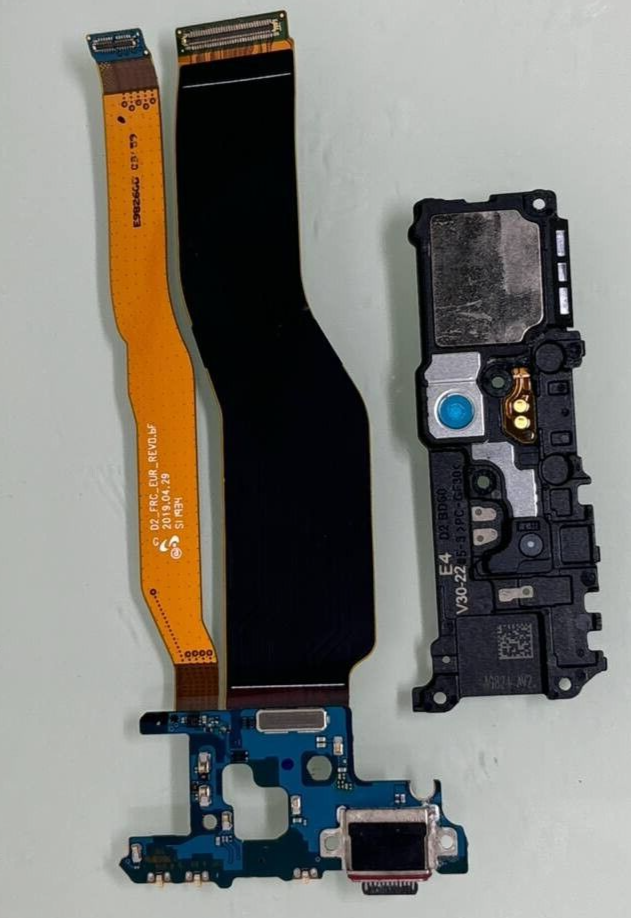 Charging Port Flex Cables & Loudspeaker for Samsung Galaxy Note 10+ N976U 10 plu