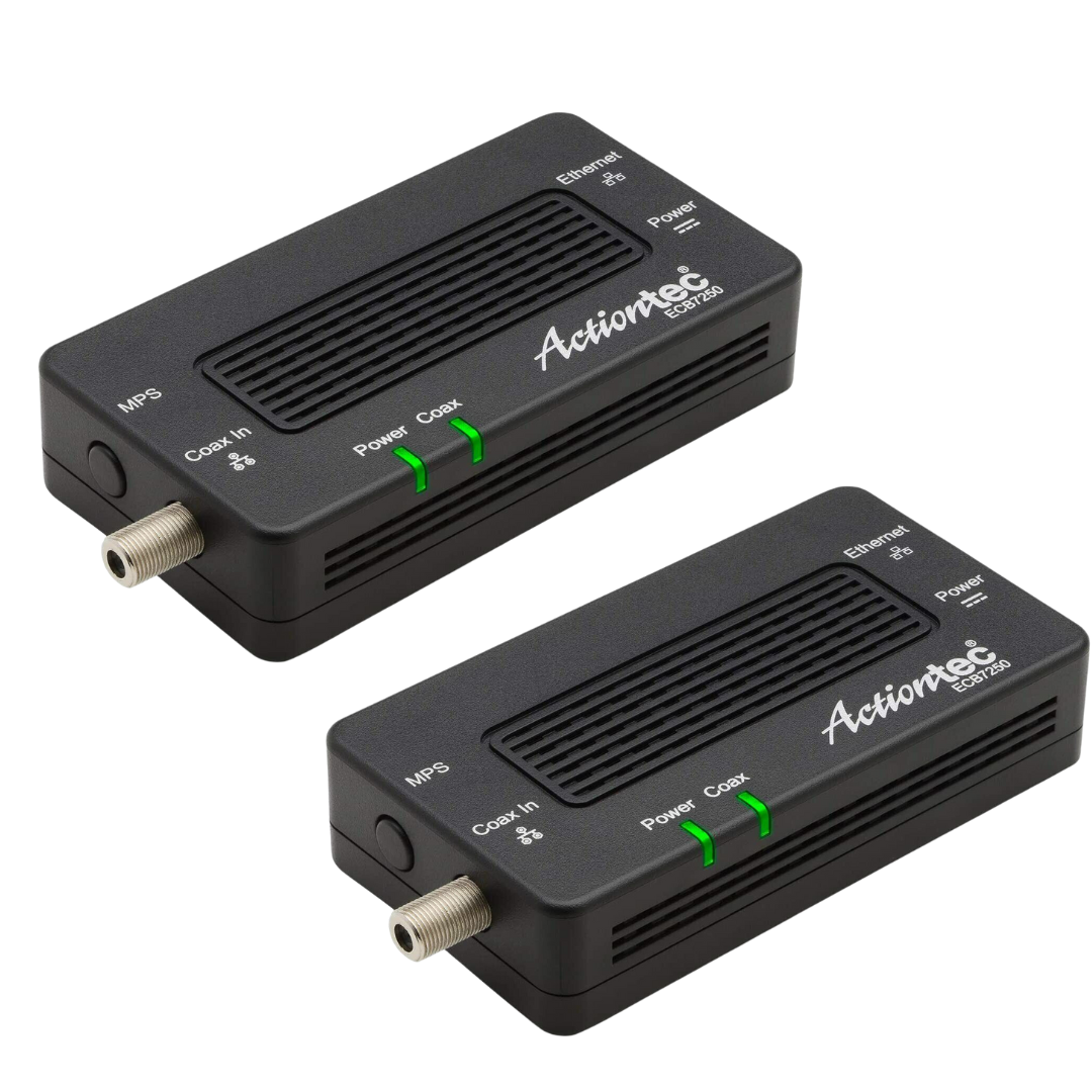 Actiontec MoCA 2.5 Gigabit Network Adapter Over Ethernet Port Over Coax ECB7250