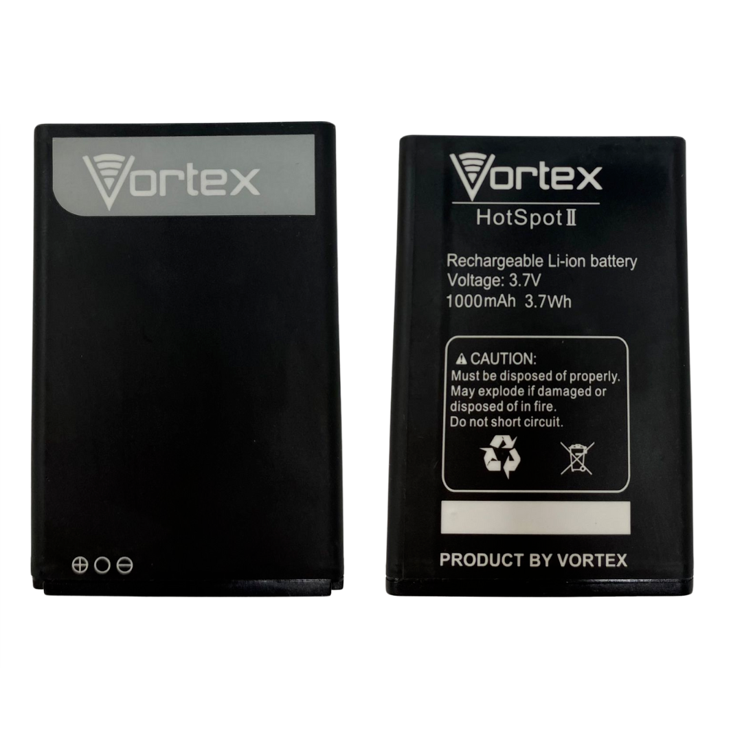 Battery HotSpot II For Vortex HotSpot II 2 1000mAh 3.7V Vortx Replacement OEM