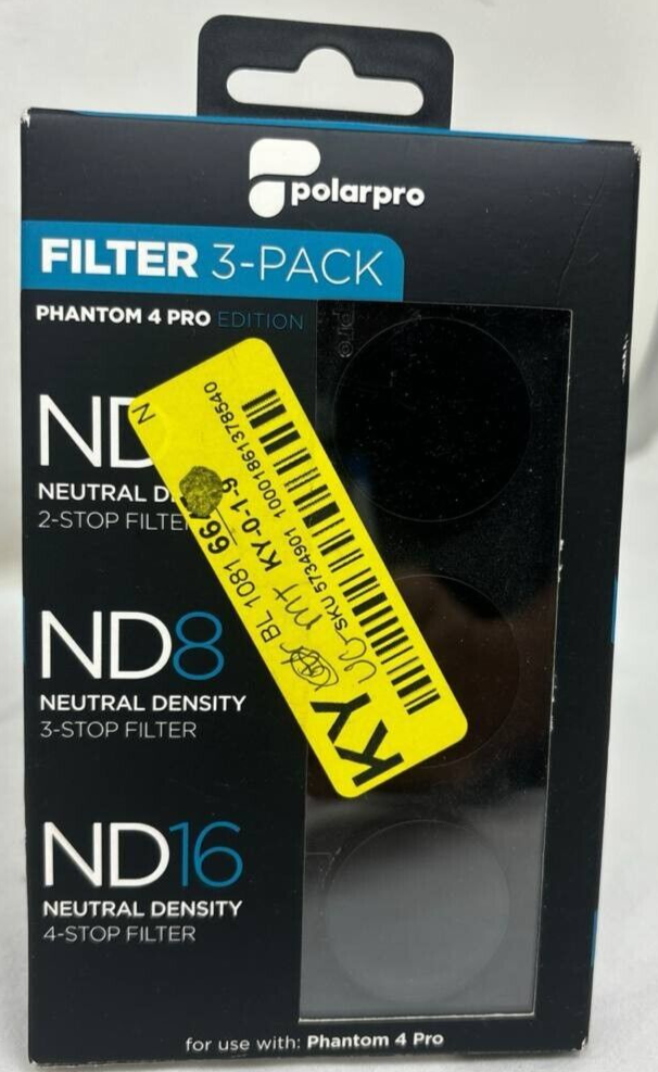 3 pack PolarPro25.4mm Neutral Density Lens Filter For DJI Phantom 4 Pro Advance