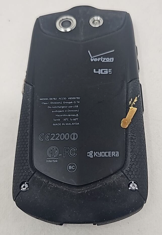 Verizon Kyocera E6782 Brigadier Cellphone Mobile Phone Quad Core 16GB READ