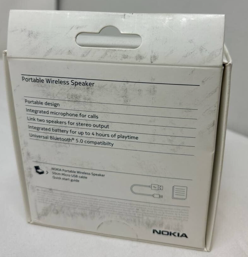 Speaker Round Nokia SP-101 Bluetooth 3W 4hr Playtime TWS Sync Built-in Mic Desk