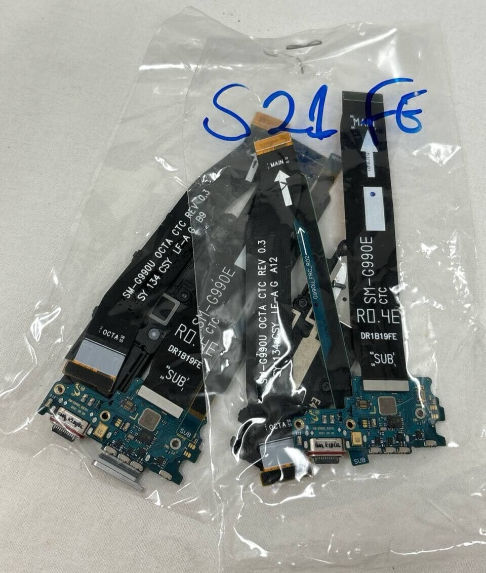 Charging Port & Loudspeaker Flex Cables Replacement for Samsung Galaxy S21 FE 5G