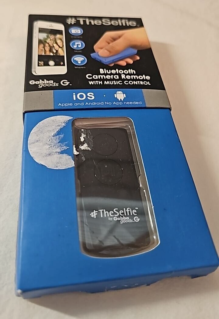 The Selfie Bluetooth Camera Remote Shutter Wireless Music Control Android Apple