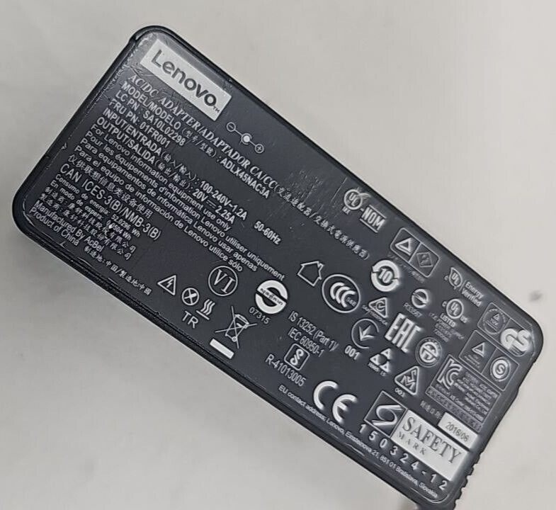 Lenovo Power Adapter Laptop Charger 45W For Ideapad 100-15IBY Chromebook E41-50