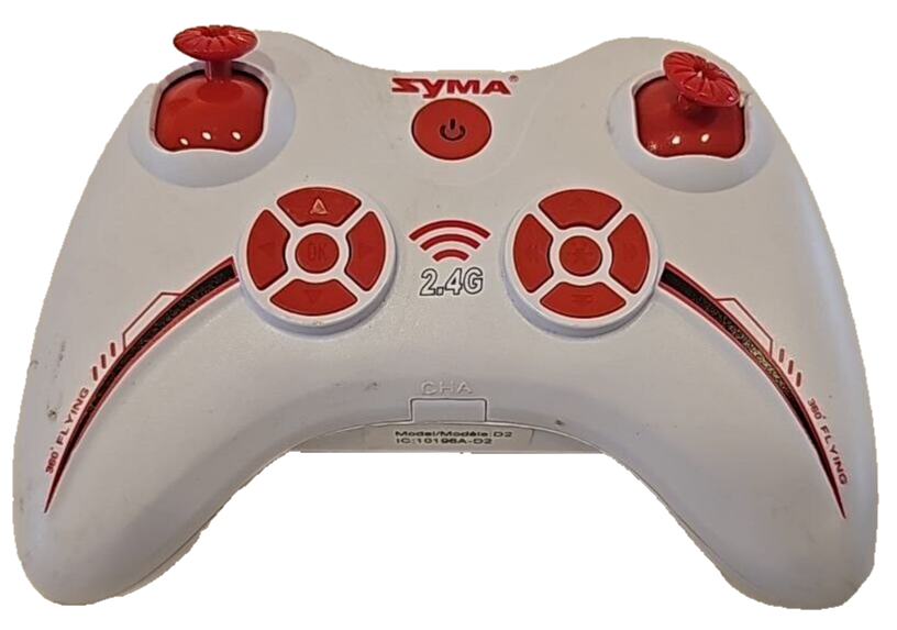 Syma D2 Red 2.4G Wireless Replacement Drone Remote Controller for X3 X4 X11C X12
