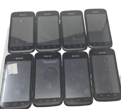 8 Lot Kyocera Hydro Edge C5215 Android Mobile Power Up As Is Bad Display READ