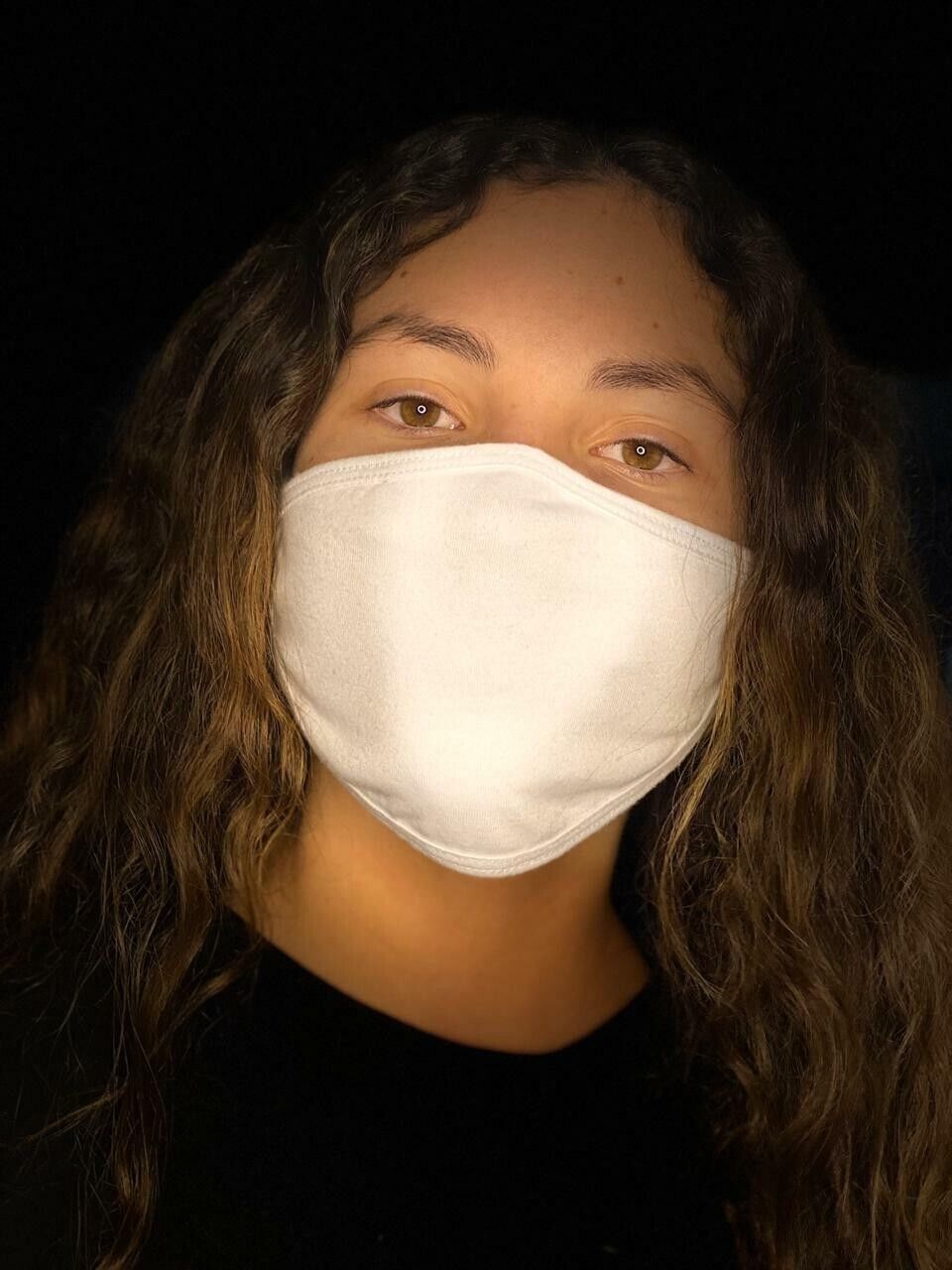 Reusable Unisex White Face Mask Casual Protective Mouth Cover for Adults