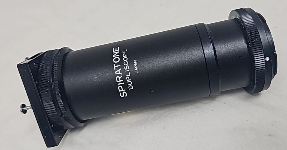 Spiratone Vintage Dupliscope Slide Duplicator for Camera Original Black