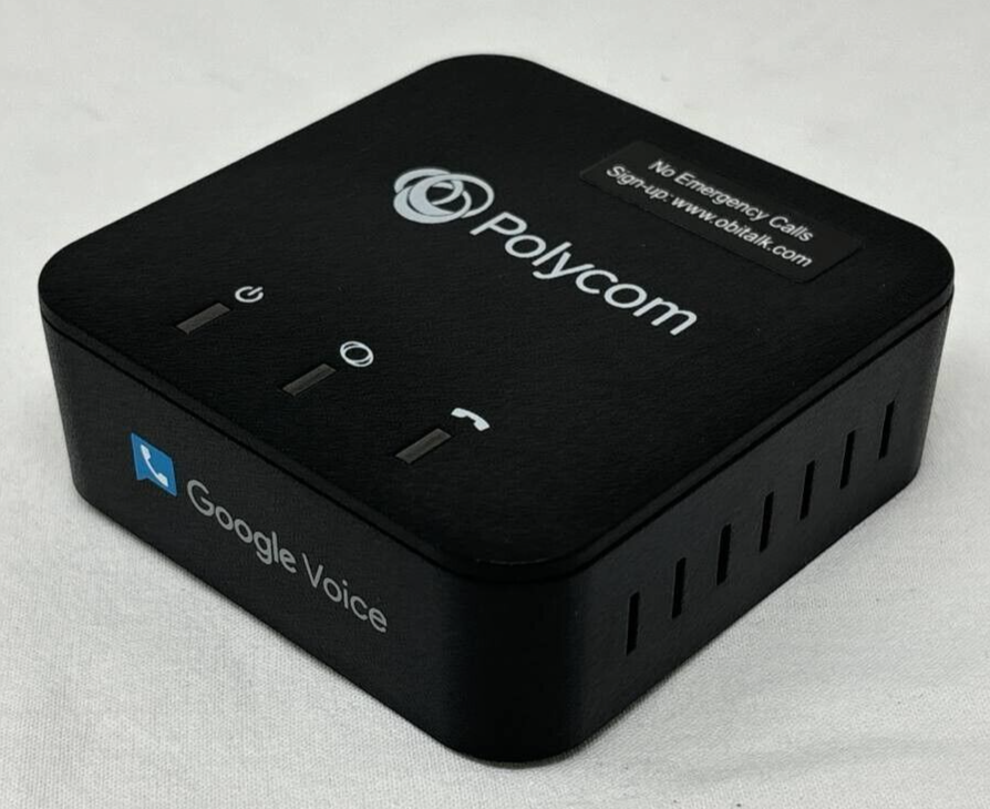 Polycom Obihai OBi200 1 Port VoIP Adapter with Google Voice Fax Support for Home