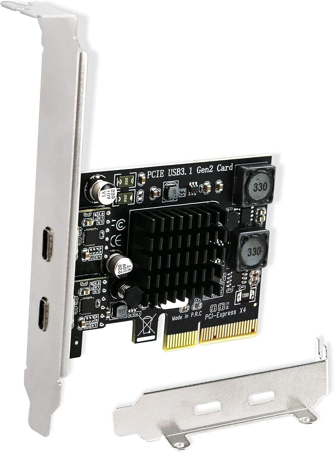FebSmart X4 PCIE Gen 2 10Gbps Expansion Card USB C PC Windows Mac Linux FS-C2-Pr