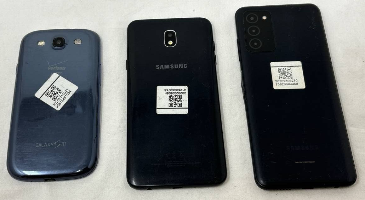 3 Lot Wholesale Samsung Galaxy S3 J7 Prime A03s Untested WHOLESALE As Is Read