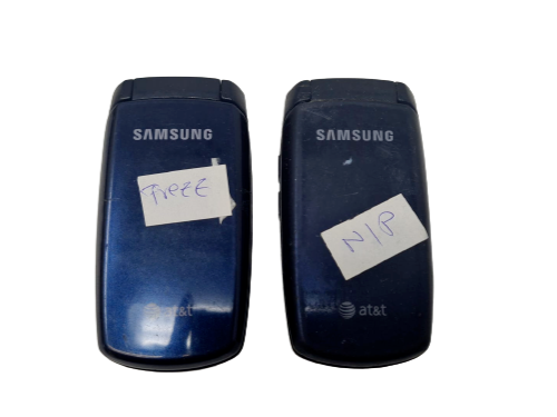 2 Lot Samsung SGH-A137 Cellular GSM Flip Phone AT&T Need Repair Wholesale As Is