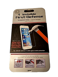 Qmadix First Defense Screen Protector Tempered Glass iPhone 6 Plus 7 Plus 8 Plus
