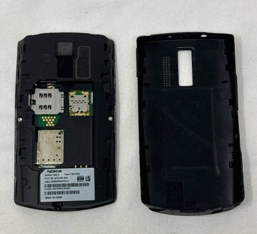 Nokia Asha 205 QWERTY Phone RM 864 Dual SIM Bluetooth 2G MicroSD MP3 READ