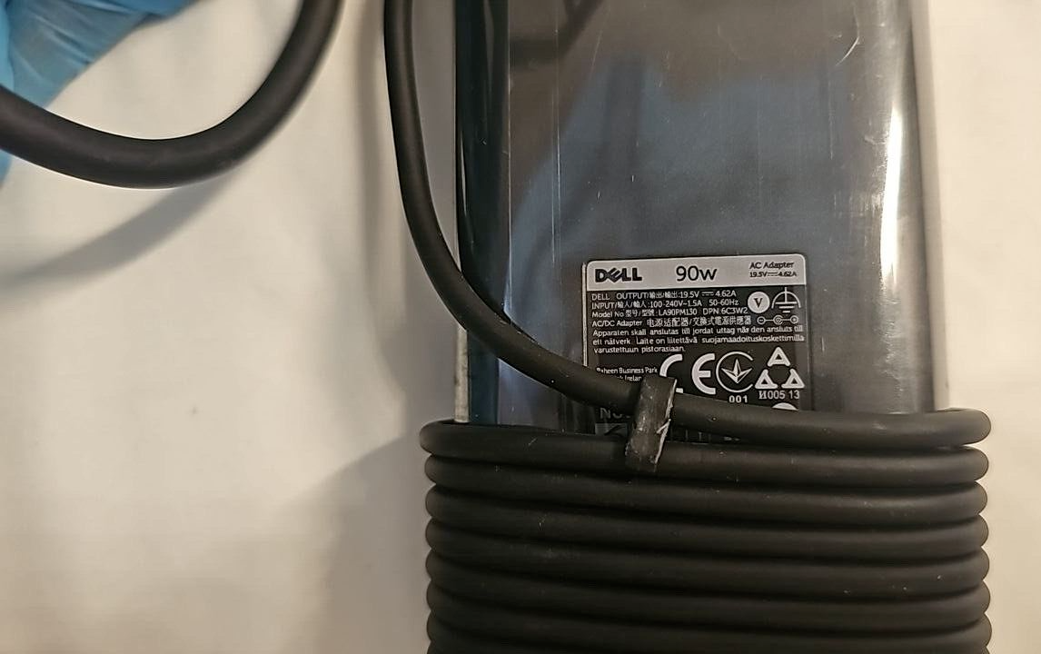 Dell 90W Laptop Power Adapter for Latitude Inspiron XPS Vostro Alienware Studio