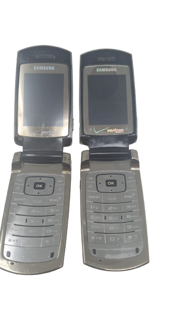 2 Lot Samsung SGH-U700 Verizon Phone Untested Flip Antique USED Wholesale repair