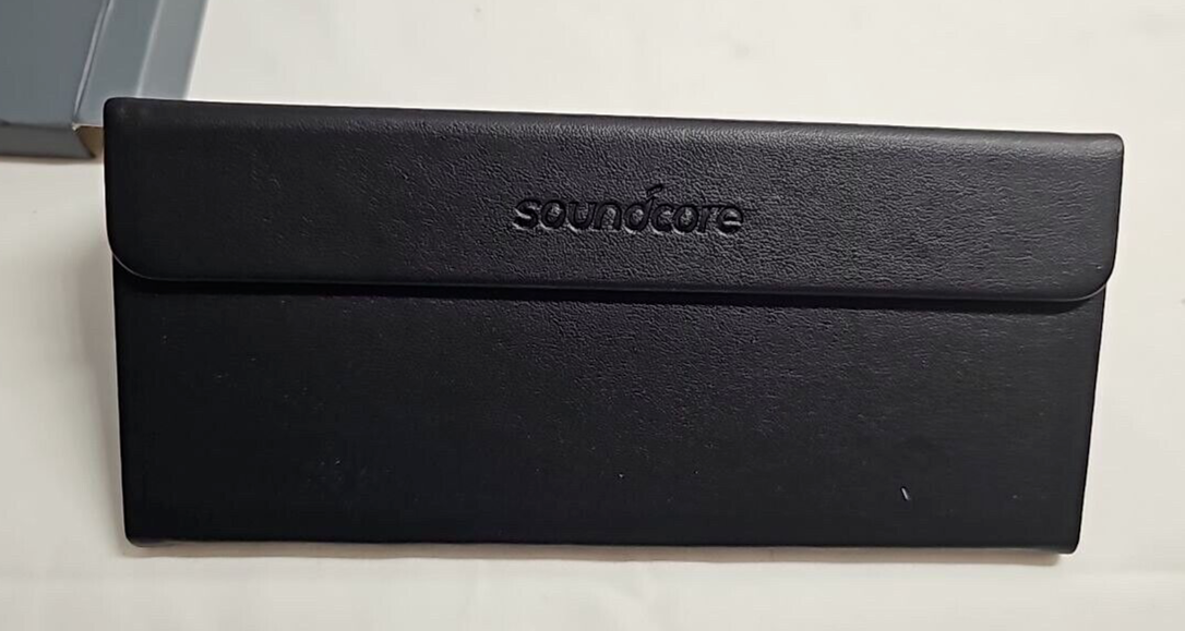SoundCore Frame Foldable Pouch Case Black for Audio Glasses Genuine