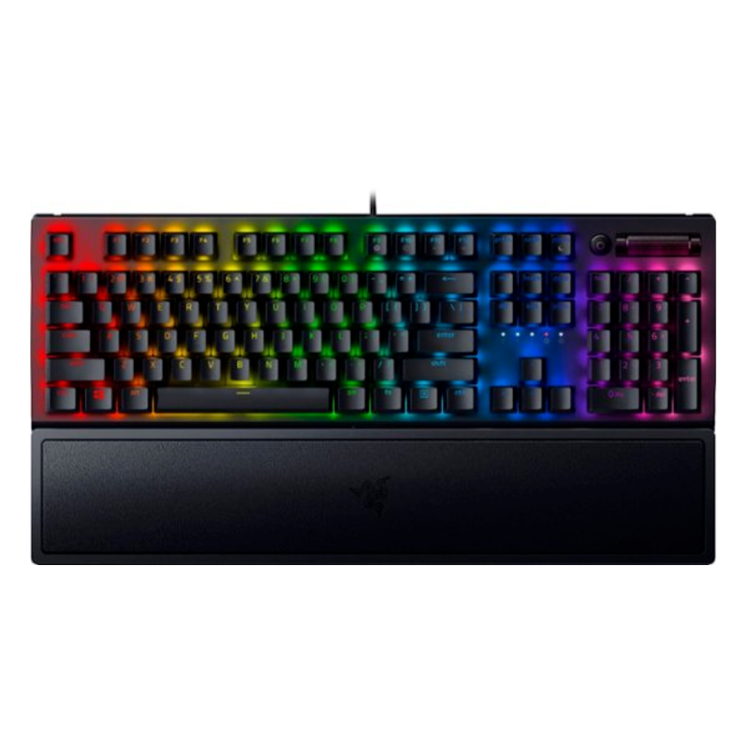 Razer BlackWidow V3 Keyboard Wired Mechanical Gaming RGB Lighting Green Switch