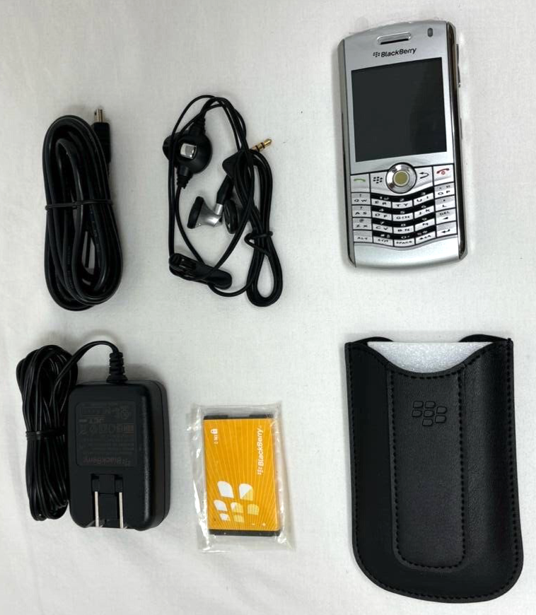 BlackBerry Pearl 8120 Cellphone 2MP 2G GSM Unlocked 2.2" LCD Silver Gray