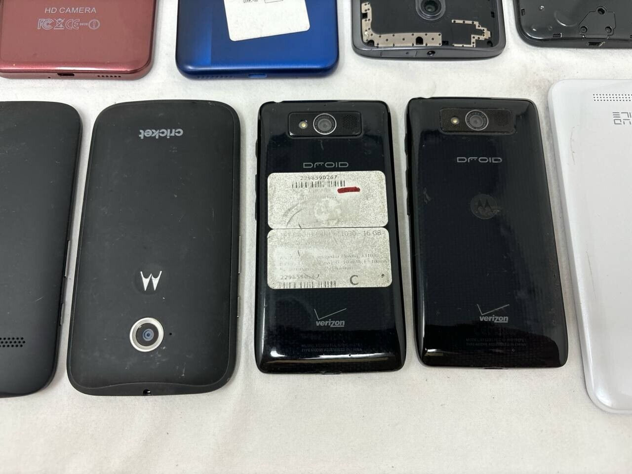 14 Lot Mixed Smartphone Moto G G3 Pure Nexus Samsung Galaxy S22 Ultra Repair