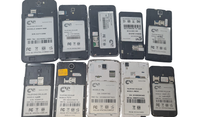 10 Lot MIX phones NYX Mobile Sky HD Lux Fly II A1 Eco Rex Zeuz-HD Orbis Join