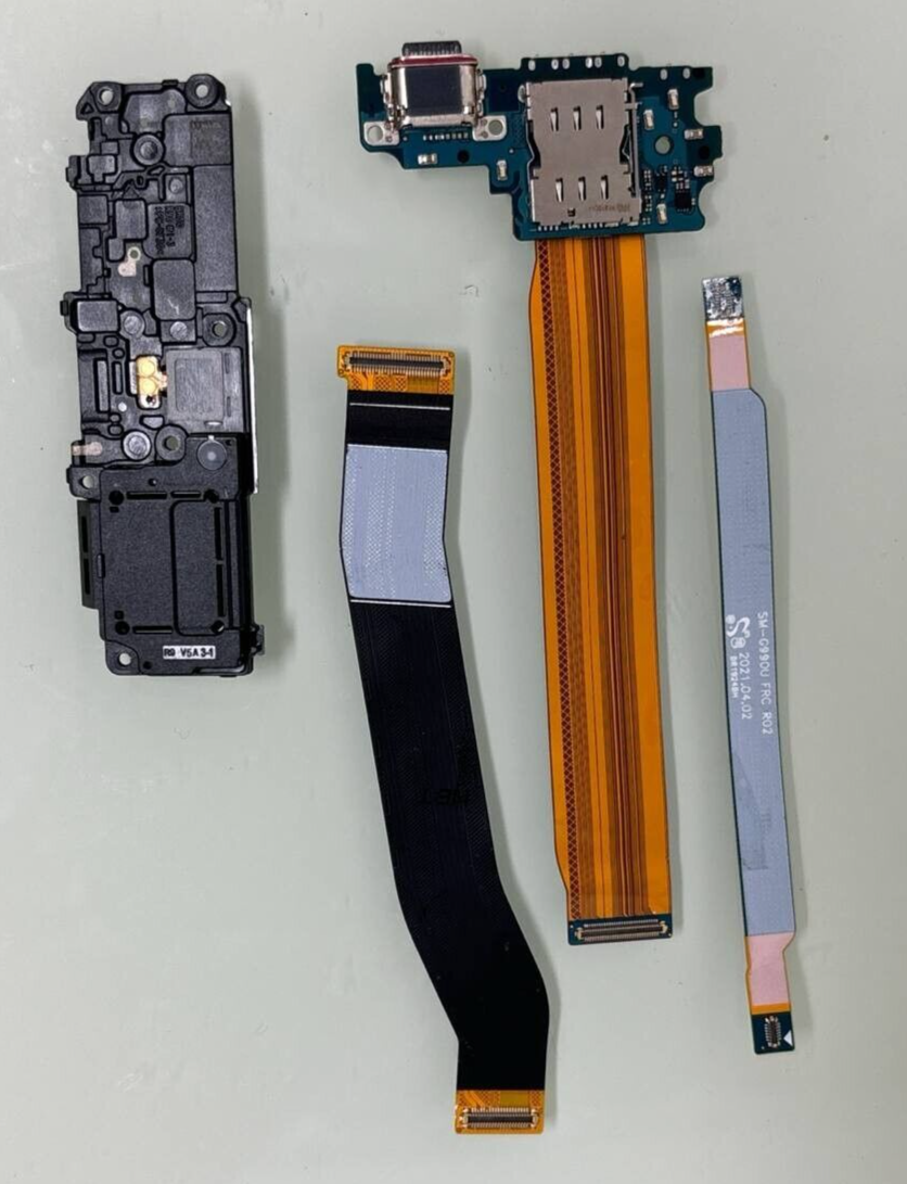 Charging Port & Loudspeaker Flex Cables Replacement for Samsung Galaxy S21 FE 5G