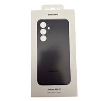 Samsung Silicone Case for Galaxy S24 FE Slim Soft Touch Cover Eco Friendly Black