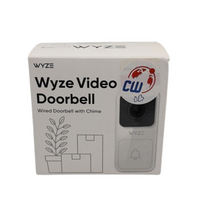 Wyze Cam Video Smart Doorbell Wired 1080p HD Motion Detection Night vision White