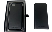 Magnipretti Leather Sleeve Case for Apple iPhone 6 6s Black Flip Cover Lot of 2