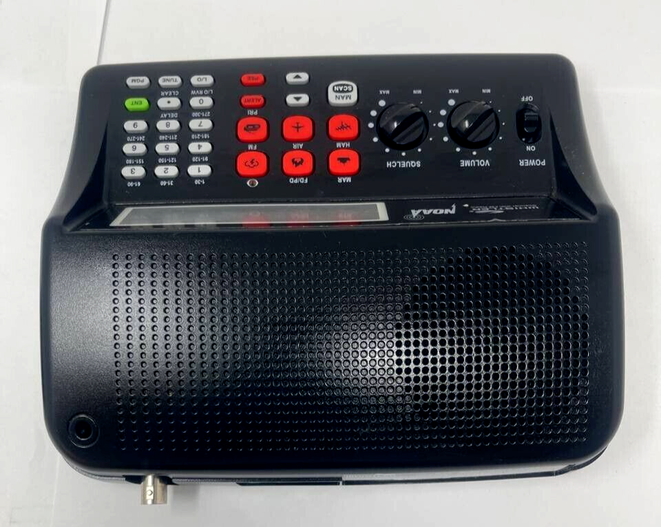 Whistler 300 Channel Desktop Analog Radio Scanner Weather Alerting FM Radio