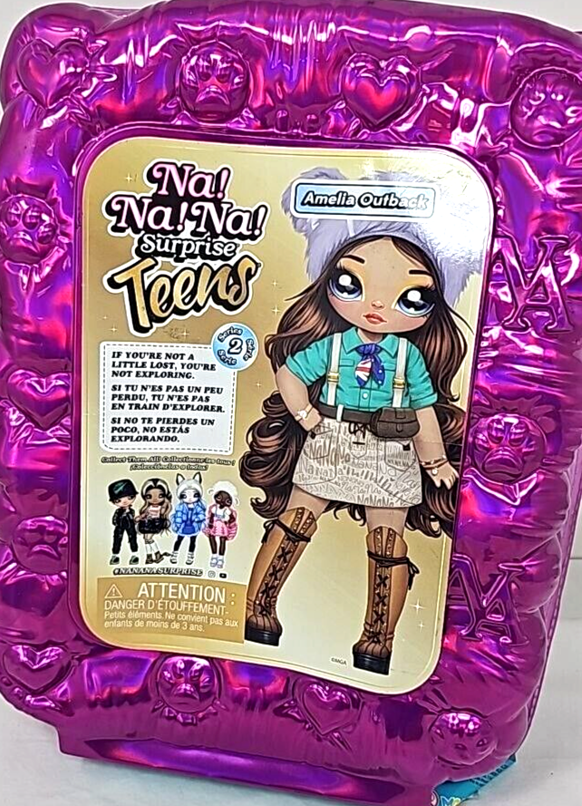 Na Na Na Surprise Teens 11" Fashion Doll Amelia Outback Soft Poseable Koala Hat