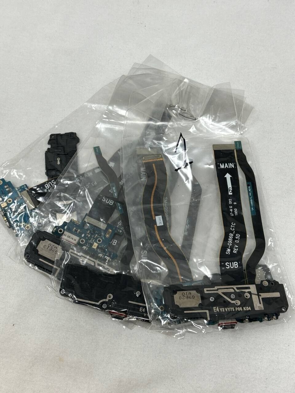 Charging Port Flex Cable & Loudspeaker for Samsung Galaxy S21 Ultra SM-G998 Orig