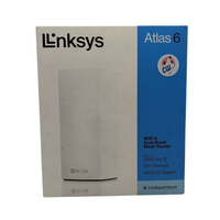 Linksys Atlas WiFi 6 Router MX2000 Dual Band Intelligent Mesh AX3000 4 Ports