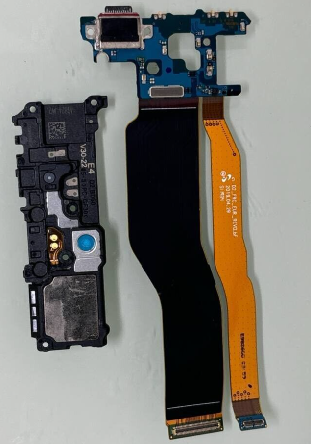 Charging Port Flex Cables & Loudspeaker for Samsung Galaxy Note 10+ N976U 10 plu
