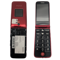 Alcatel Jitterbug Flip 4043S Flip Phone 4G LTE 3.2" Display 4GB 2MP Camera READ