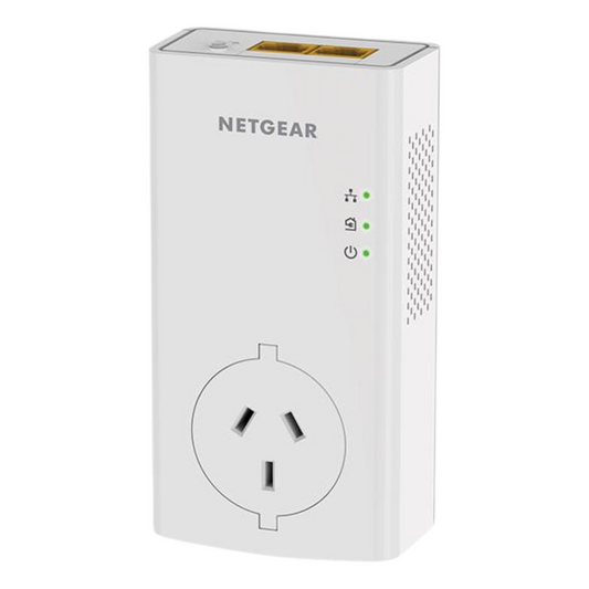 Netgear PLP2000 Powerline Extender Adapter 2000Mbps Gigabit Internet Network