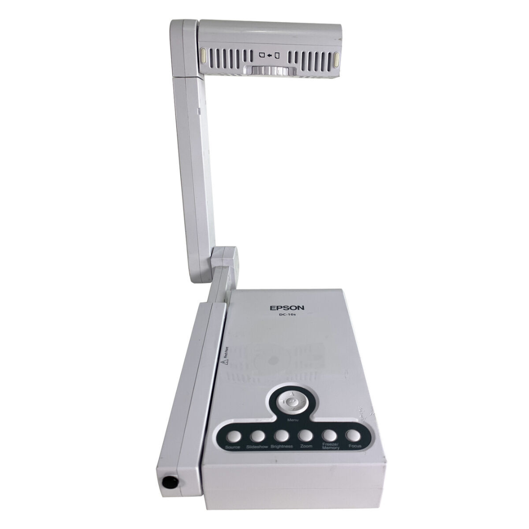 Epson ELPDC10S Portable USB Document Camera Projector HD Parts Only White