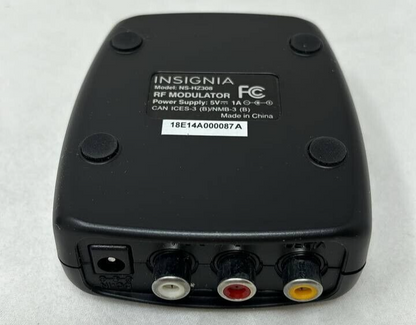 Insignia RF Modulator Audio Video Signal Adapter Converter for Television TV