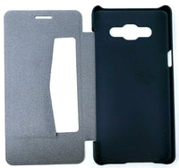 Xqisit Folio Case Rana for Samsung Galaxy A5 Protective Wallet Style Cover Black