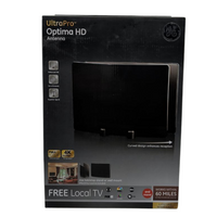 GE UltraPro Optima TV Antenna with Signal Enhancing Reflector Panel Supports 4K