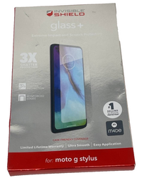 Zagg Invisible Shield Glass for Moto G Stylus Screen Protector Extreme Impact